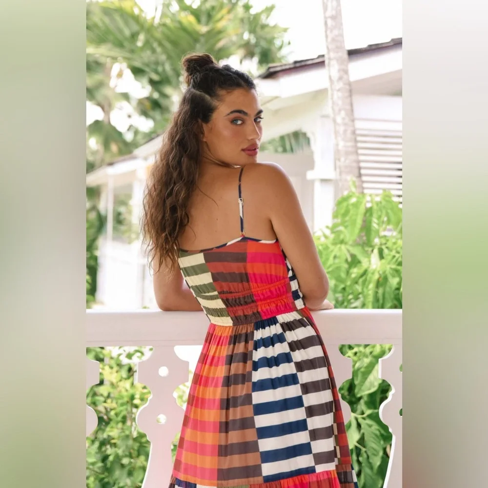 Hutch Silvana Multicolor Tiered Maxi Dress - Picture 7 of 8